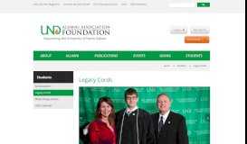 
							         Legacy Cords - UND Alumni Association								  
							    