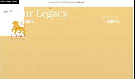 
							         Legacy Early College: Front Page								  
							    