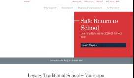 
							         Legacy Traditional Maricopa - Legacy Traditional Schools								  
							    
