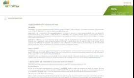 
							         Legal conditions for access and use - Iberdrola France								  
							    