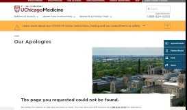 
							         Legal Disclaimer - UChicago Medicine								  
							    