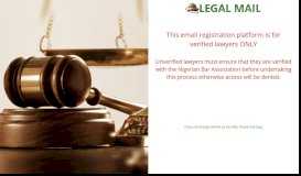 
							         Legal Mail | Registration Portal								  
							    
