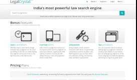 
							         LegalCrystal - India's Most Powerful Law Search Engine								  
							    