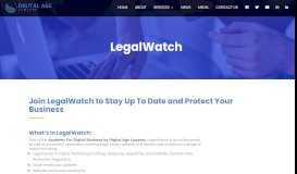 
							         LegalWatch | Digital Age Lawyers								  
							    