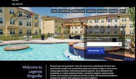 
							         Legends Kingsville: Apartments in KINGSVILLE For Rent								  
							    