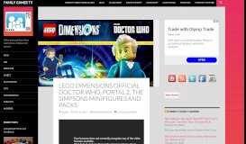 
							         LEGO Dimensions Official Doctor Who, Portal 2, The Simpsons ...								  
							    