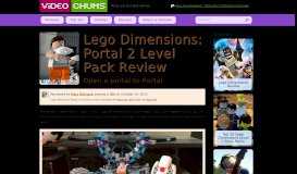 
							         Lego Dimensions: Portal 2 Level Pack Review | Video Chums								  
							    