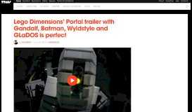 
							         Lego Dimensions' Portal trailer fulfils your Portal 3 dreams - TNW								  
							    