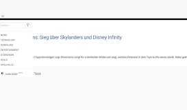 
							         Lego Dimensions: Sieg über Skylanders und Disney Infinity ... - Netzwelt								  
							    