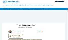 
							         LEGO Dimensions - Test • Eurogamer.de								  
							    