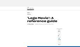 
							         'Lego Movie': A reference guide | EW.com								  
							    