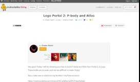 
							         Lego Portal 2: P-body and Atlas: 14 Steps								  
							    