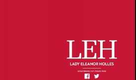 
							         LEH - Lady Eleanor Holles								  
							    