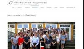
							         Lehrerinnen und Lehrer – Reinoldus- und Schiller-Gymnasium								  
							    