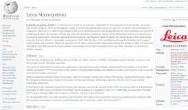 
							         Leica Microsystems - Wikipedia								  
							    