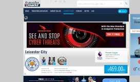 
							         Leicester City - Transfers 19/20 | Transfermarkt								  
							    