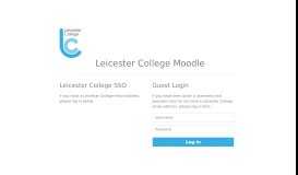 
							         Leicester College Login - Leicester College Moodle								  
							    