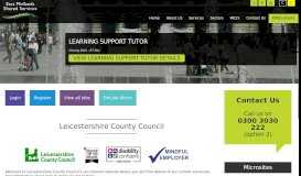
							         Leicestershire County Council - EMSS Jobsite - East Midlands Shared ...								  
							    