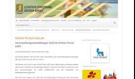 
							         Leichtathletik-Verband Sachsen-Anhalt e.V. | Online-Portal ladv.de								  
							    