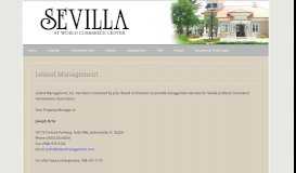 
							         Leland Management - Sevilla At World Commerce								  
							    