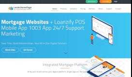 
							         LenderHomePage.com: Mortgage Websites | Landing Pages ...								  
							    