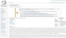 
							         LendingPoint - Wikipedia								  
							    
