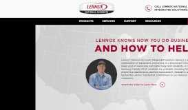 
							         Lennox National Accounts Integrated Solutions | Lennox Commercial								  
							    