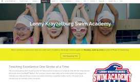 
							         Lenny Krayzelburg Swim Academy – Aaron Family Jewish Community ...								  
							    