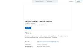 
							         Lenovo Partner Network | LinkedIn								  
							    