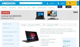 
							         Lenovo Produkte bei MEDION | MEDION Online Shop								  
							    
