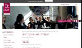 
							         Lent 2019 – Half Term | Dean Close School								  
							    