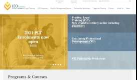 
							         Leo Cussen Centre for Law | Practical Legal Training | Lawyer CPD								  
							    