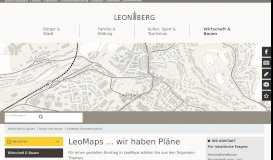 
							         LeoMaps Geodatenportal / Stadt Leonberg								  
							    