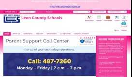 
							         Leon County Schools / Homepage								  
							    