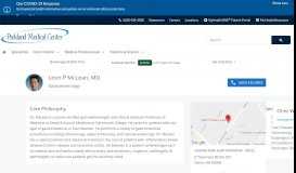 
							         Leon P McLean MD - Find a Doctor | Parkland Medical Center								  
							    