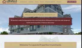 
							         Leparulo Properties,Tallahassee Rentals,Tallahassee Student ...								  
							    
