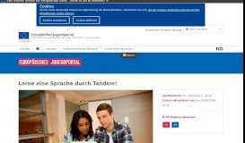 
							         Lerne eine Sprache durch Tandem! | European Youth Portal								  
							    