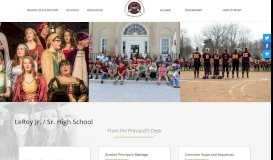 
							         LeRoy Junior & Senior High - Homepage								  
							    