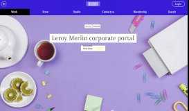 
							         Leroy Merlin corporate portal - Art. Lebedev Studio								  
							    