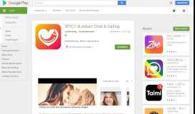 
							         Lesben Chat & Dating SPICY – Apps bei Google Play								  
							    