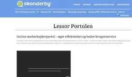 
							         LESSOR Portalen | Skanderby								  
							    