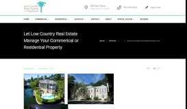 
							         Let Low Country Real Estate Manage Your Commerical or Residential ...								  
							    
