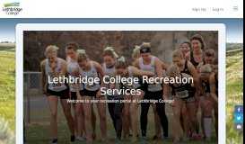
							         Lethbridge Recreation Portal								  
							    