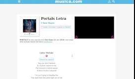 
							         LETRA PORTALS - I See Stars | Musica.com - Musica letras								  
							    