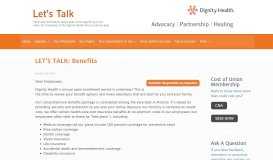 
							         LET'S TALK: Benefits | DHAZtalk.org								  
							    