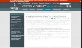
							         Letter from BOC - Chatham County								  
							    