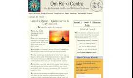 
							         Level 2 Reiki Course - Melbourne and Daylesford - Om Reiki Melbourne								  
							    