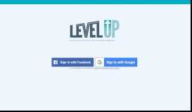 
							         LevelUp Login - LevelUp Analytics								  
							    