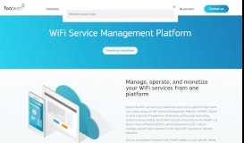 
							         Leverage our WiFi Service Management Platform and WAG | Fontech								  
							    