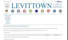 
							         Levittown Public Schools ListServ Registration								  
							    
